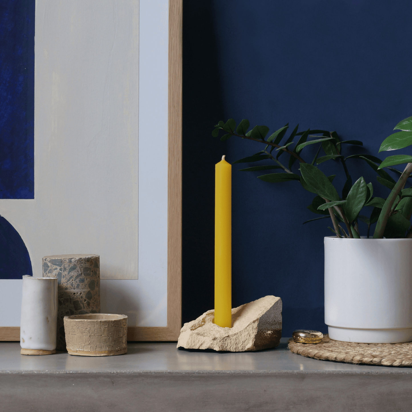 Shard Candle Holder - Sand