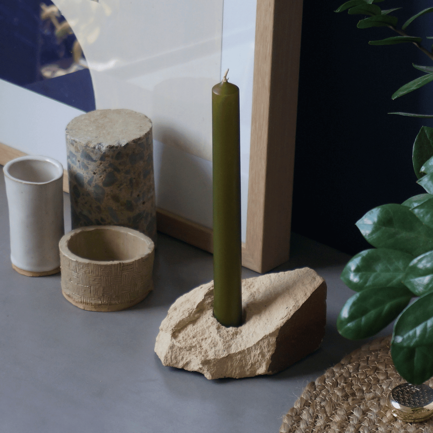 Shard Candle Holder - Sand